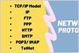 Os protocolos incluem HTTP, POP3, FTP, Telnet, IMAP4, RDP e SNMP